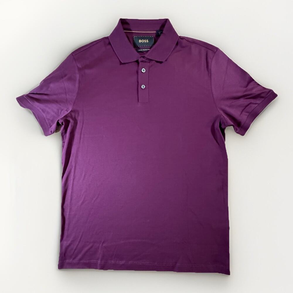 BOSS Men’s Finest Italian Yarn Short Sleeve Marion Polo Shirt NWT